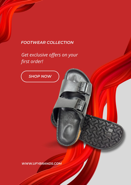 UFY PU DOUBLE STRAP SANDALS